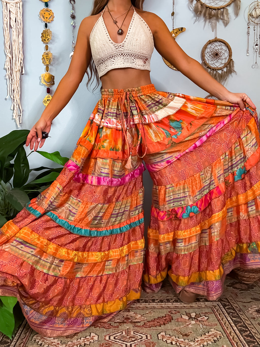 LUNA TIERED PANTS main image 0