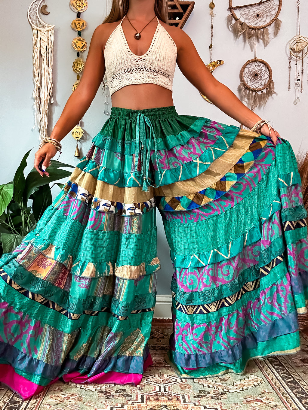 LUNA TIERED PANTS (TALL) main image 0