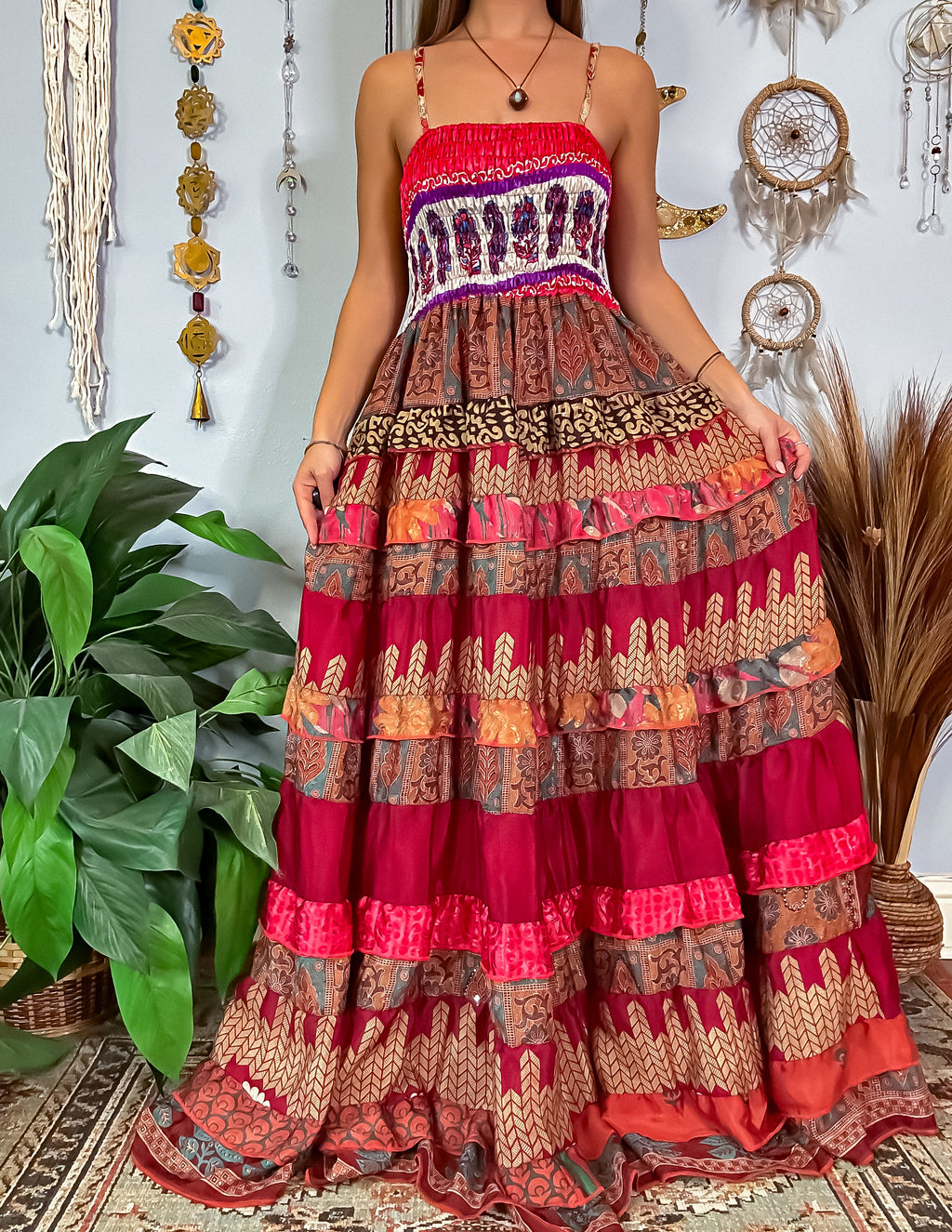 LUNA TIERED DRESS main image 0