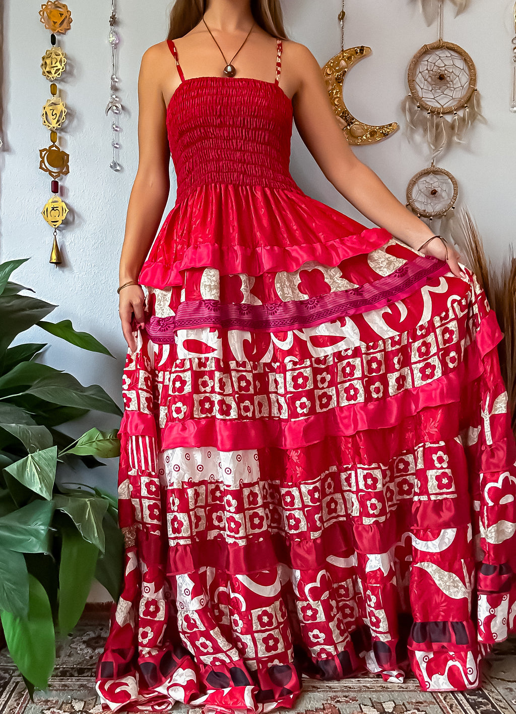 LUNA TIERED DRESS main image 1