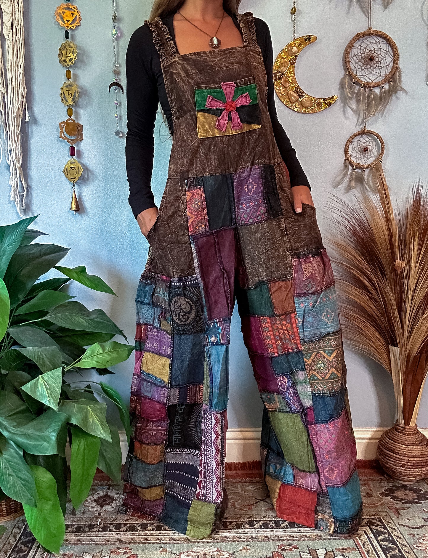 WOODLAND GARDEN OVERALLS - EARTH