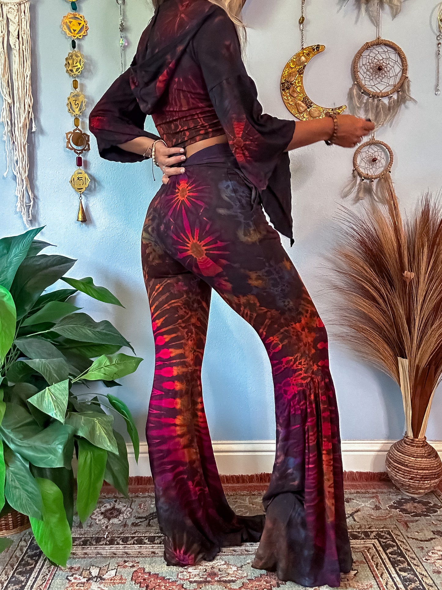 AURORA BELL BOTTOMS - BROWN