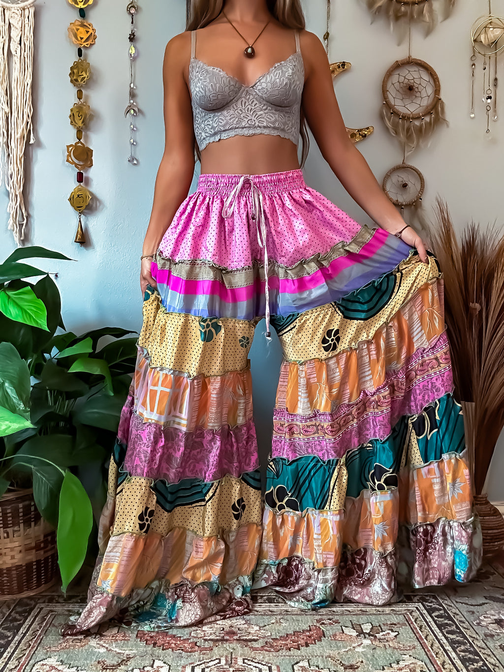 LUNA TIERED PANTS main image 0