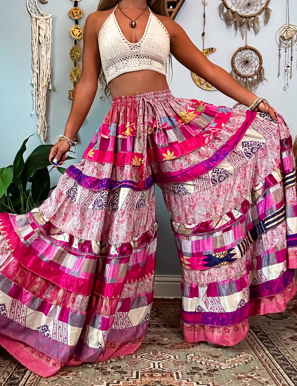 LUNA TIERED PANTS (tall) main image 0