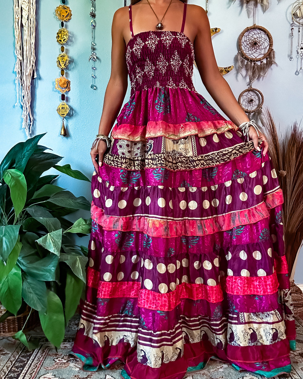 LUNA TIERED DRESS main image 0