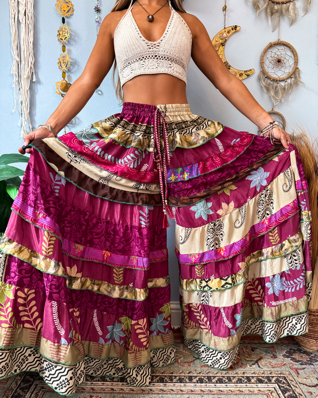 LUNA TIERED PANTS main image 1