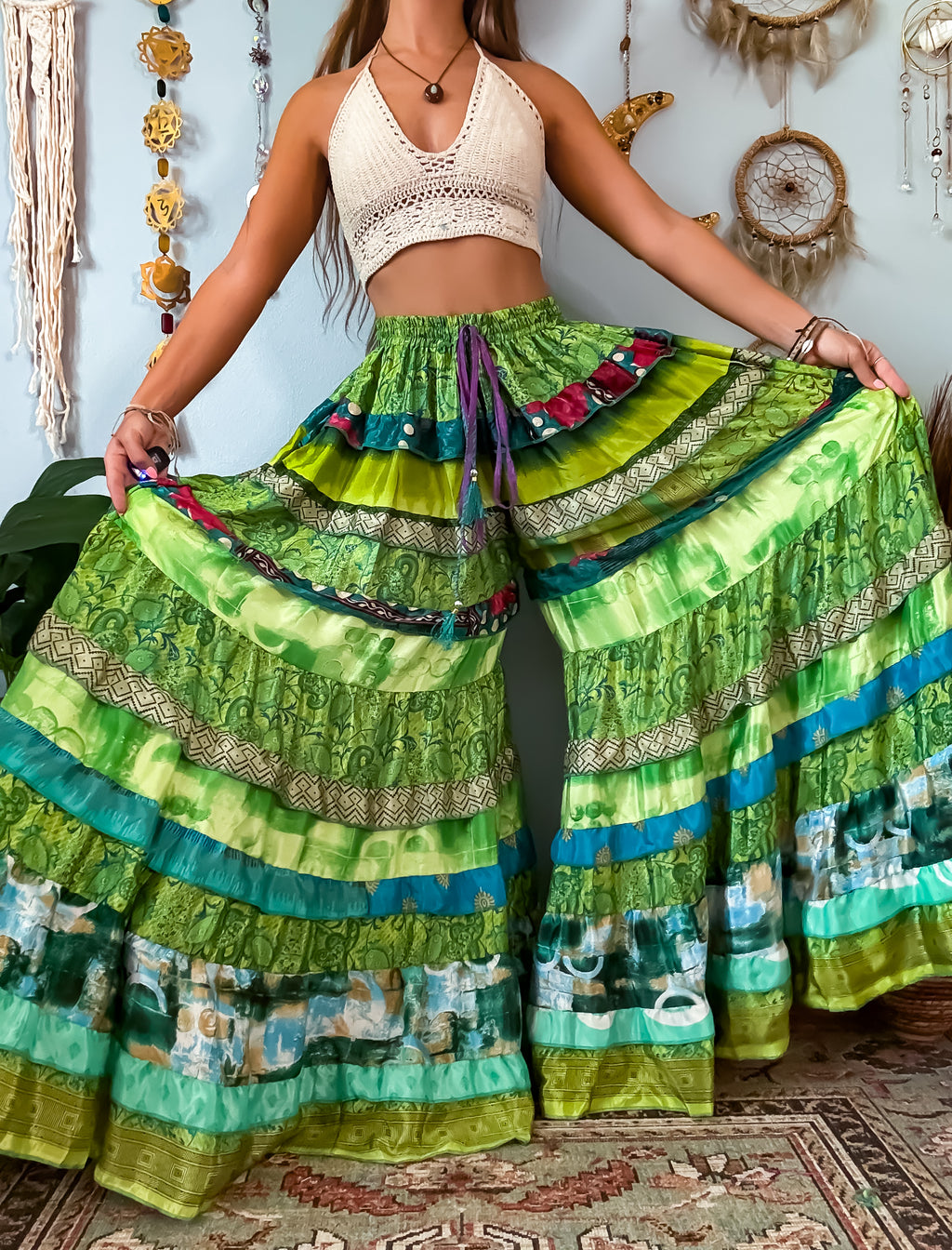 LUNA TIERED PANTS (TALL) main image 1
