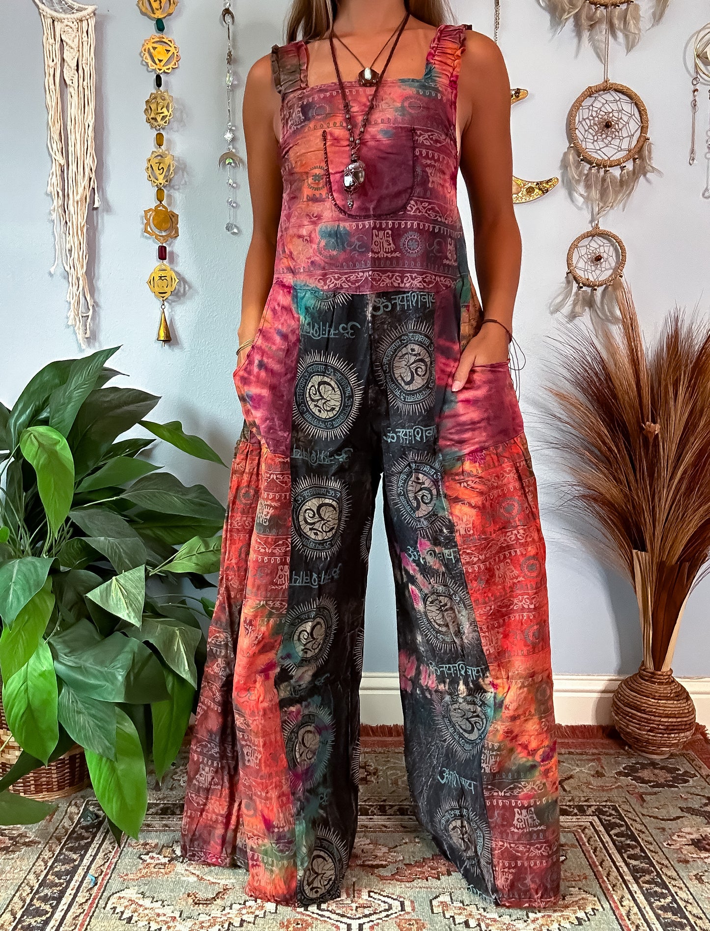 OMARI WIDE LEG OVERALLS