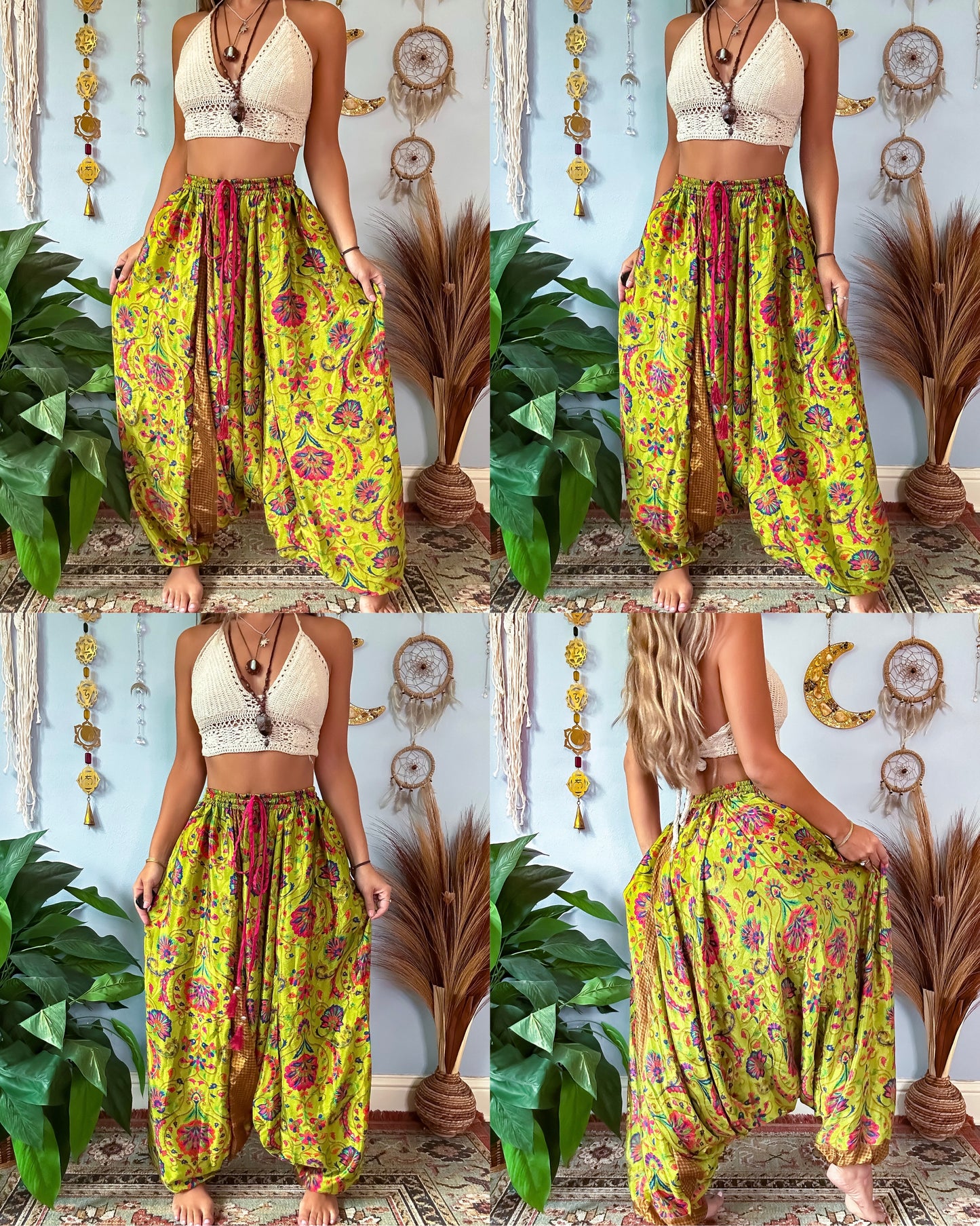 ROWAN DROP CROTCH HAREM TROUSERS