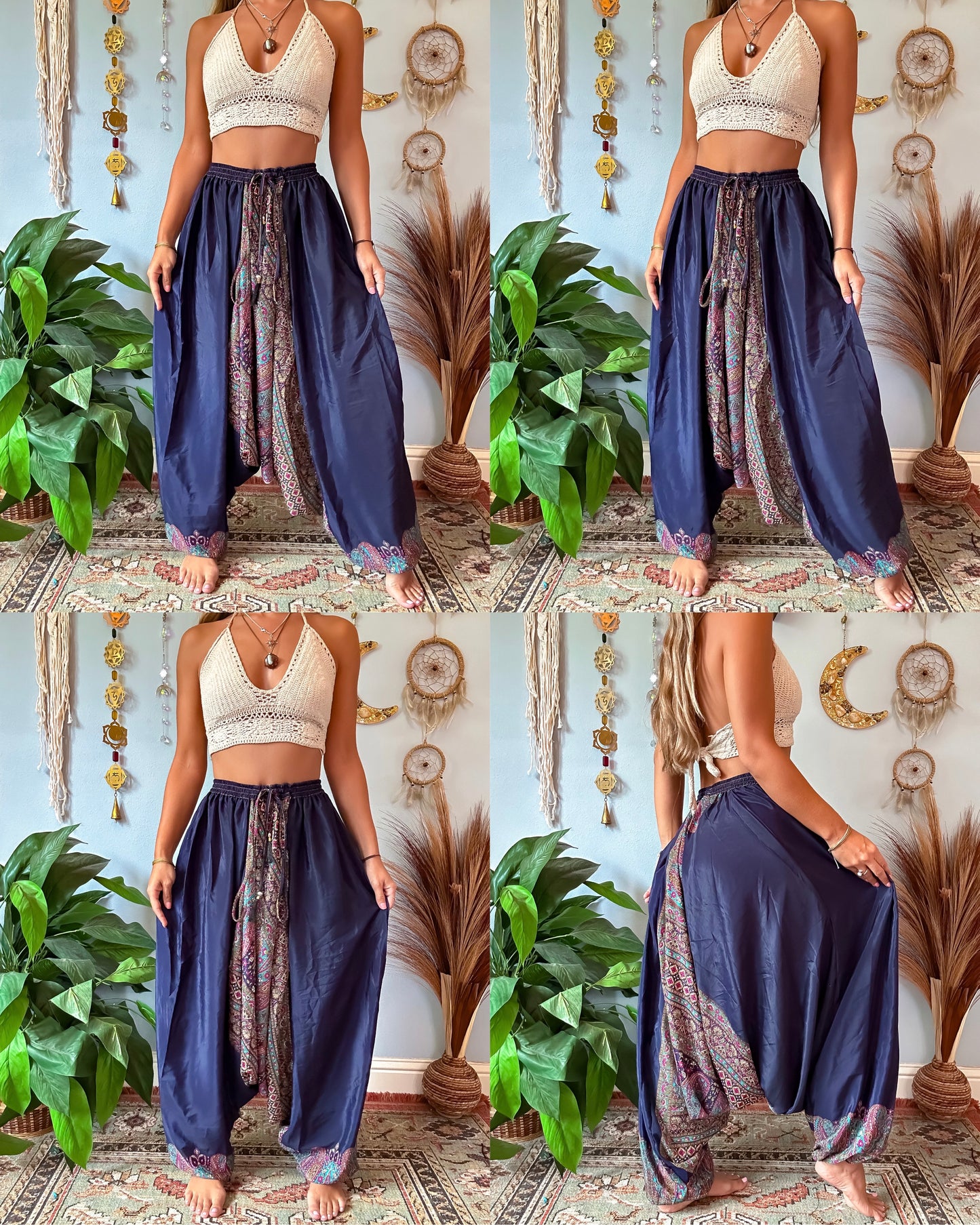 ROWAN DROP CROTCH HAREM TROUSERS