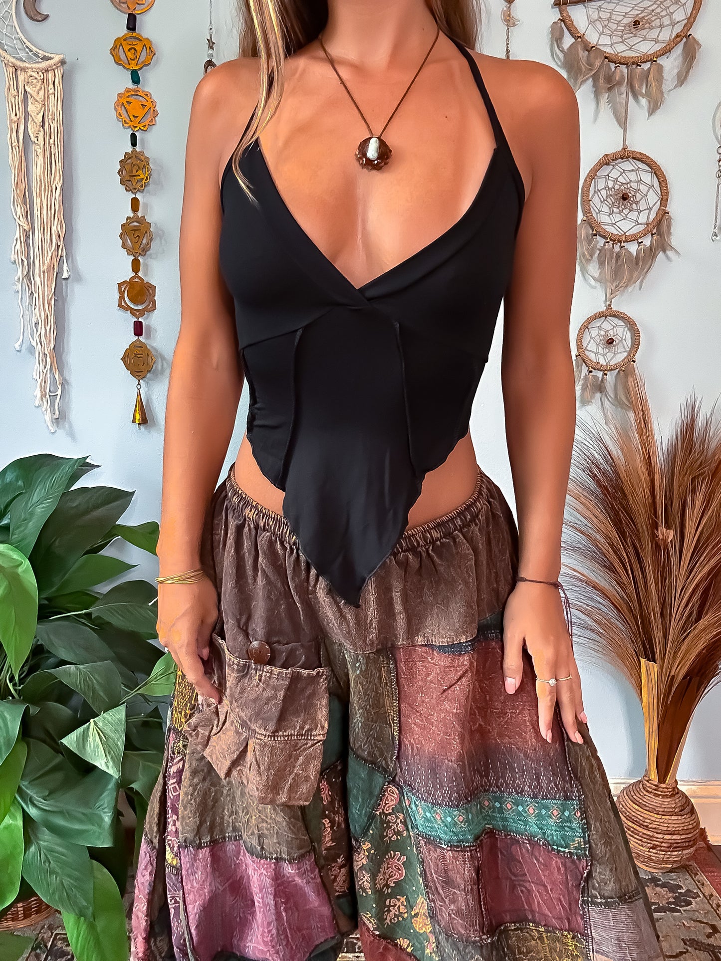 ELLERY PIXIE TOP - MIDNIGHT