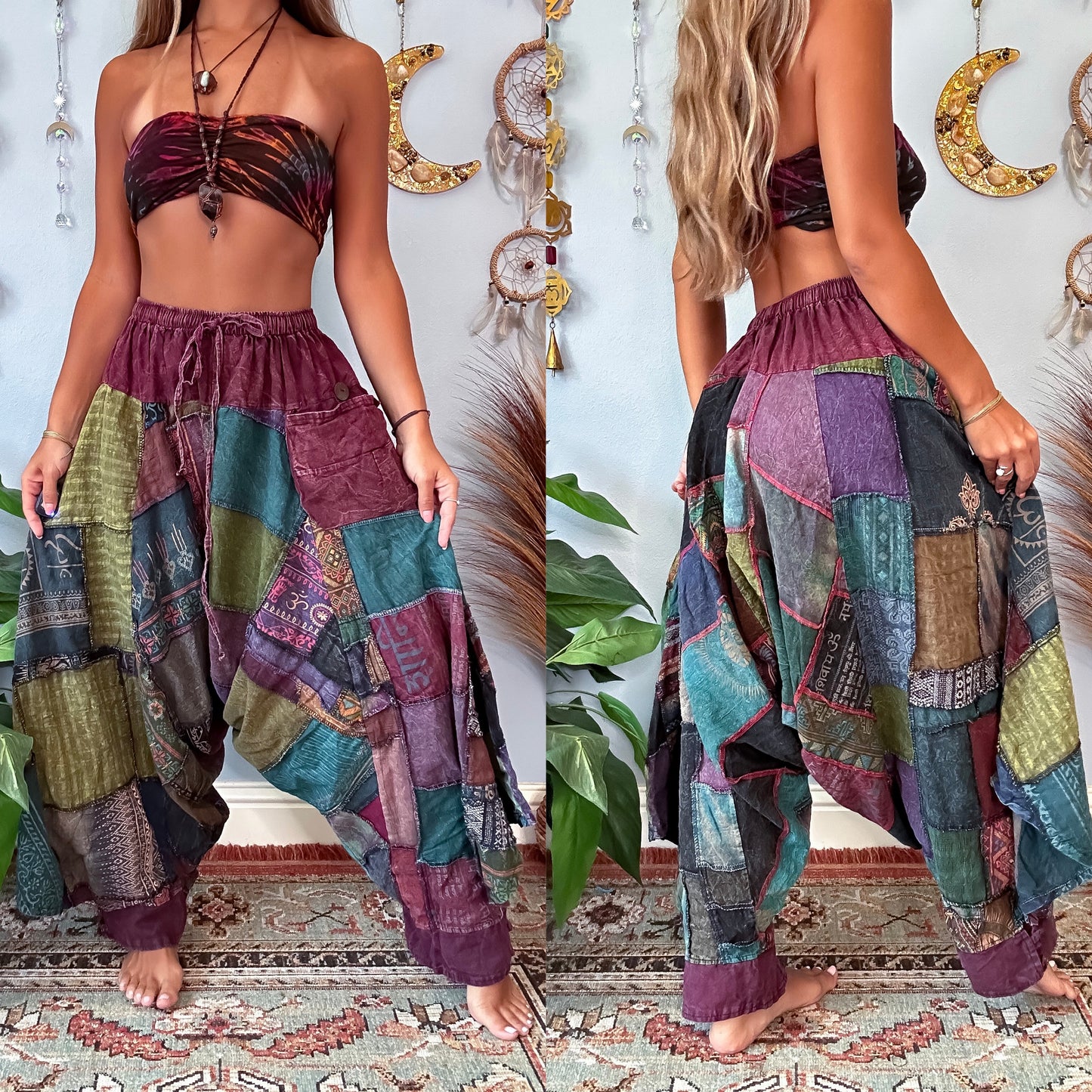 WOODLAND DROP CROTCH TROUSERS