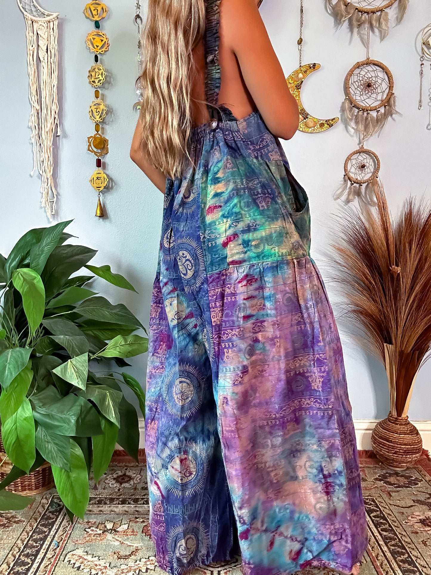 OMARI WIDE LEG OVERALLS