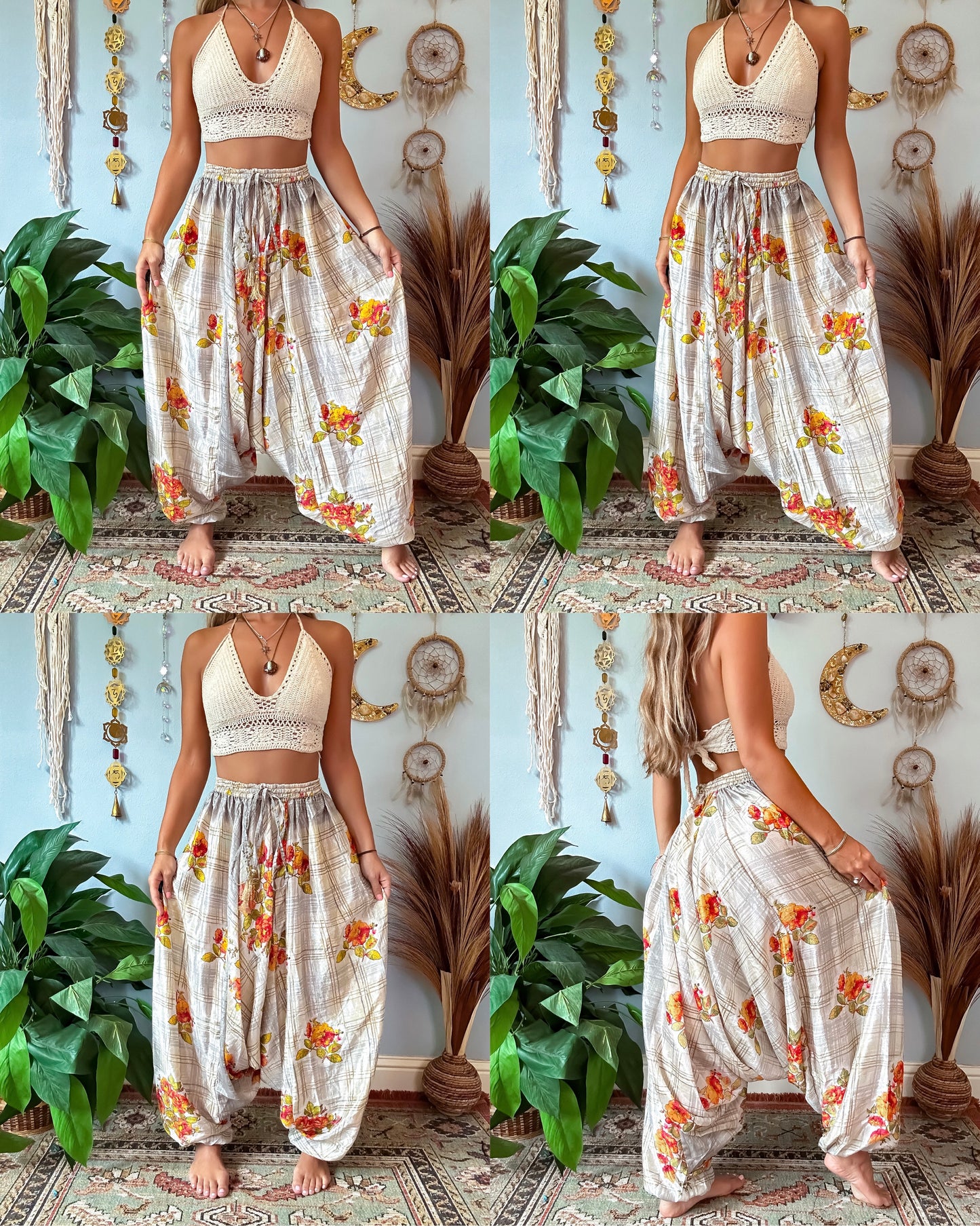 ROWAN DROP CROTCH HAREM TROUSERS