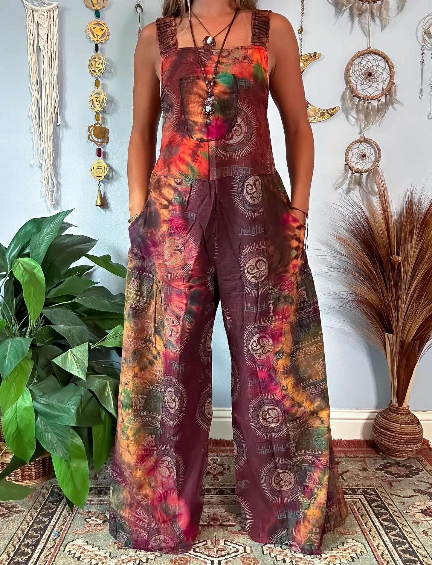 OMARI WIDE LEG OVERALLS