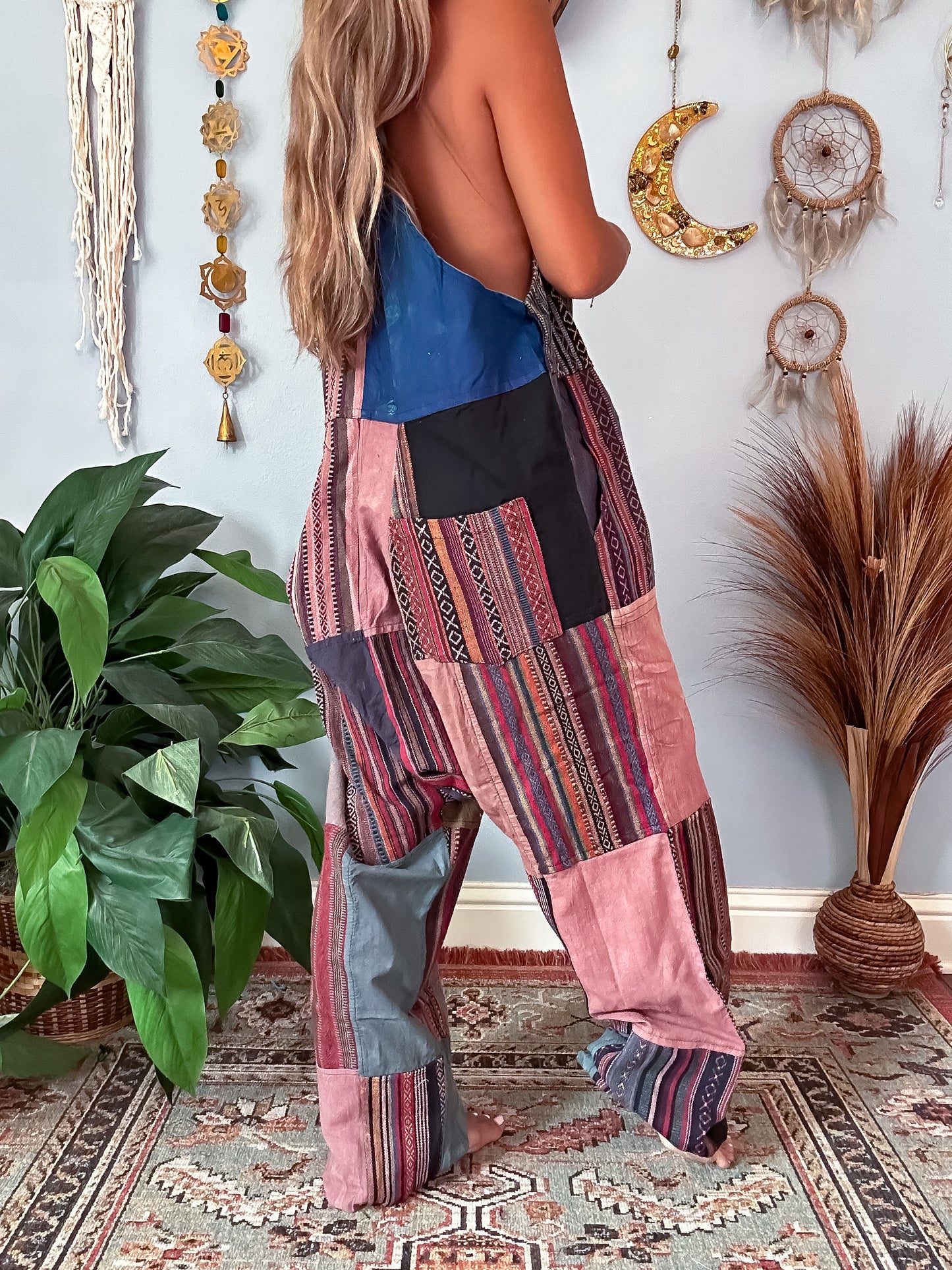 CARTER HAREM OVERALLS - EARTH