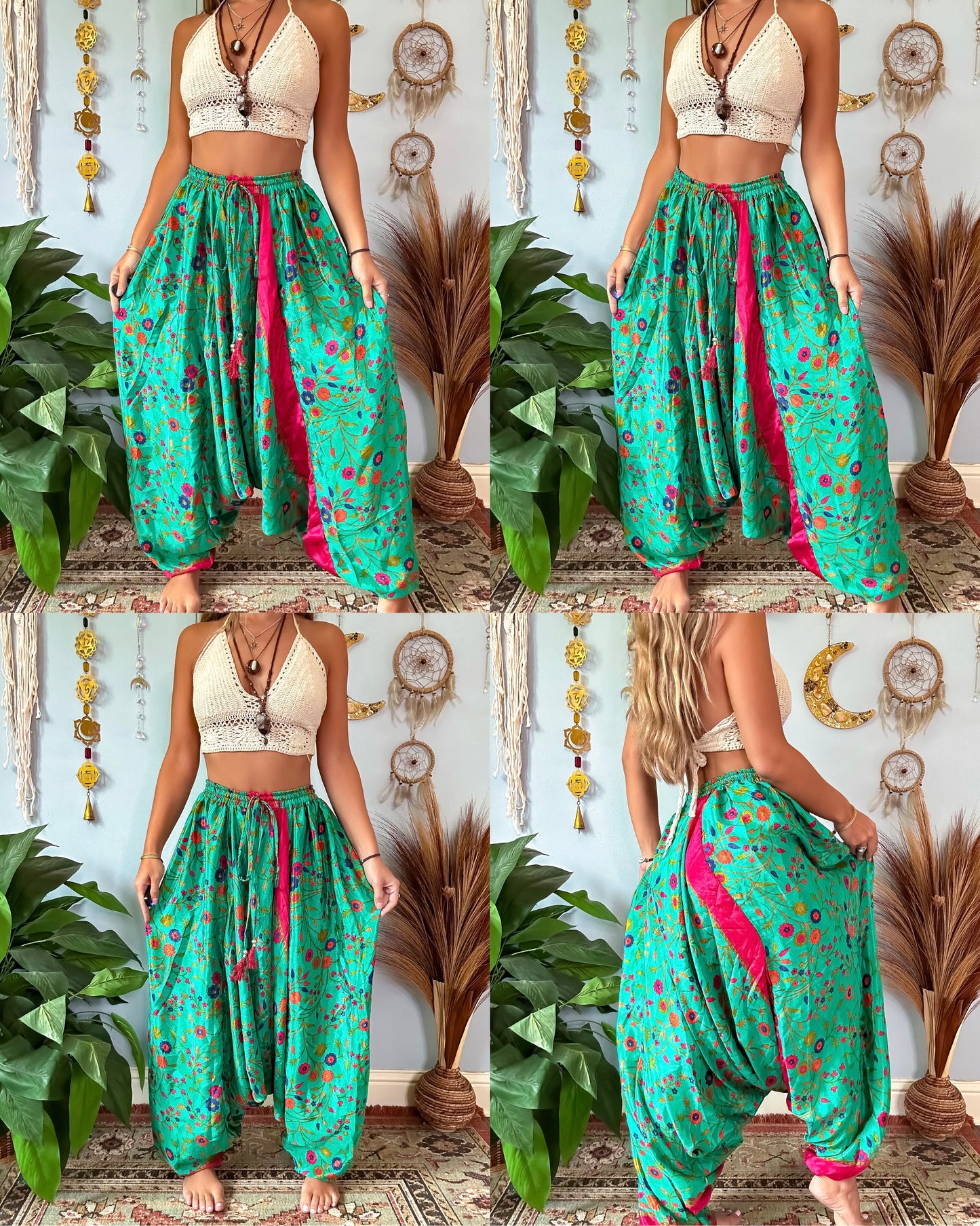 ROWAN DROP CROTCH HAREM TROUSERS