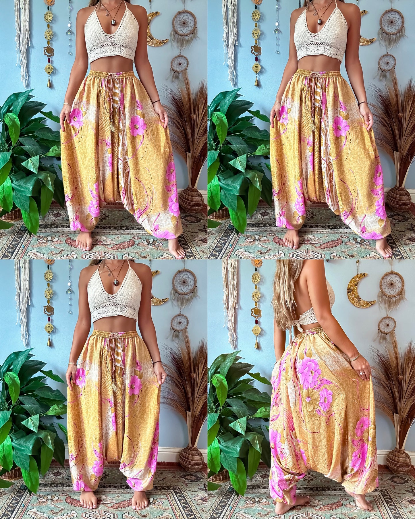 ROWAN DROP CROTCH HAREM TROUSERS