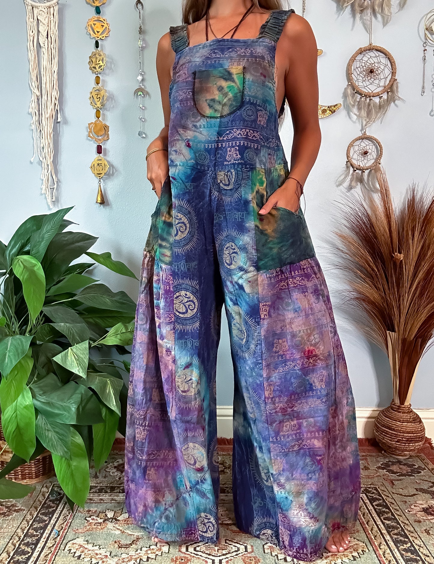 OMARI WIDE LEG OVERALLS