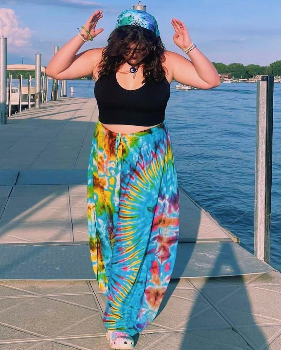 NOVA HAREM TROUSERS - BLUE