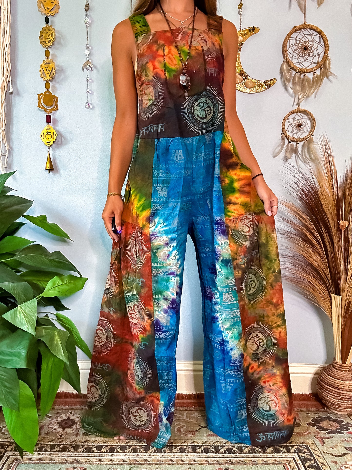 OMARI WIDE LEG OVERALLS