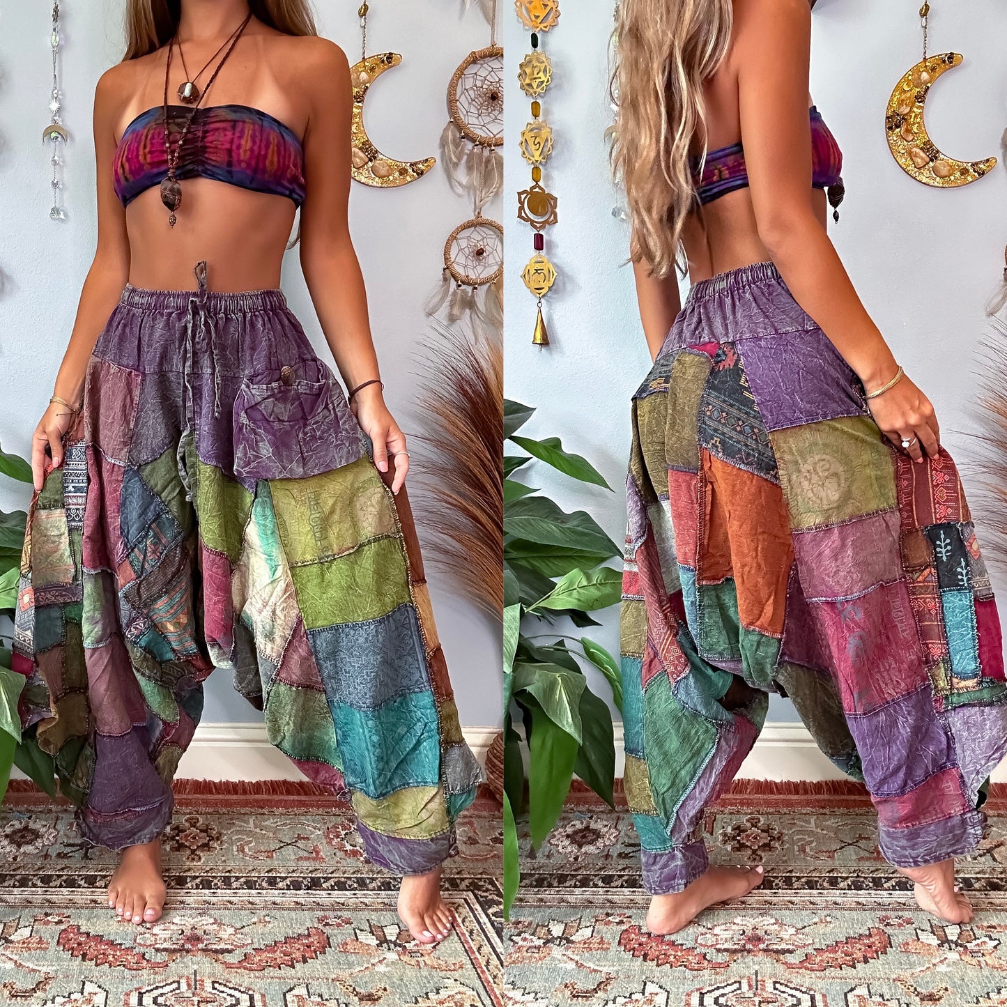 WOODLAND DROP CROTCH TROUSERS