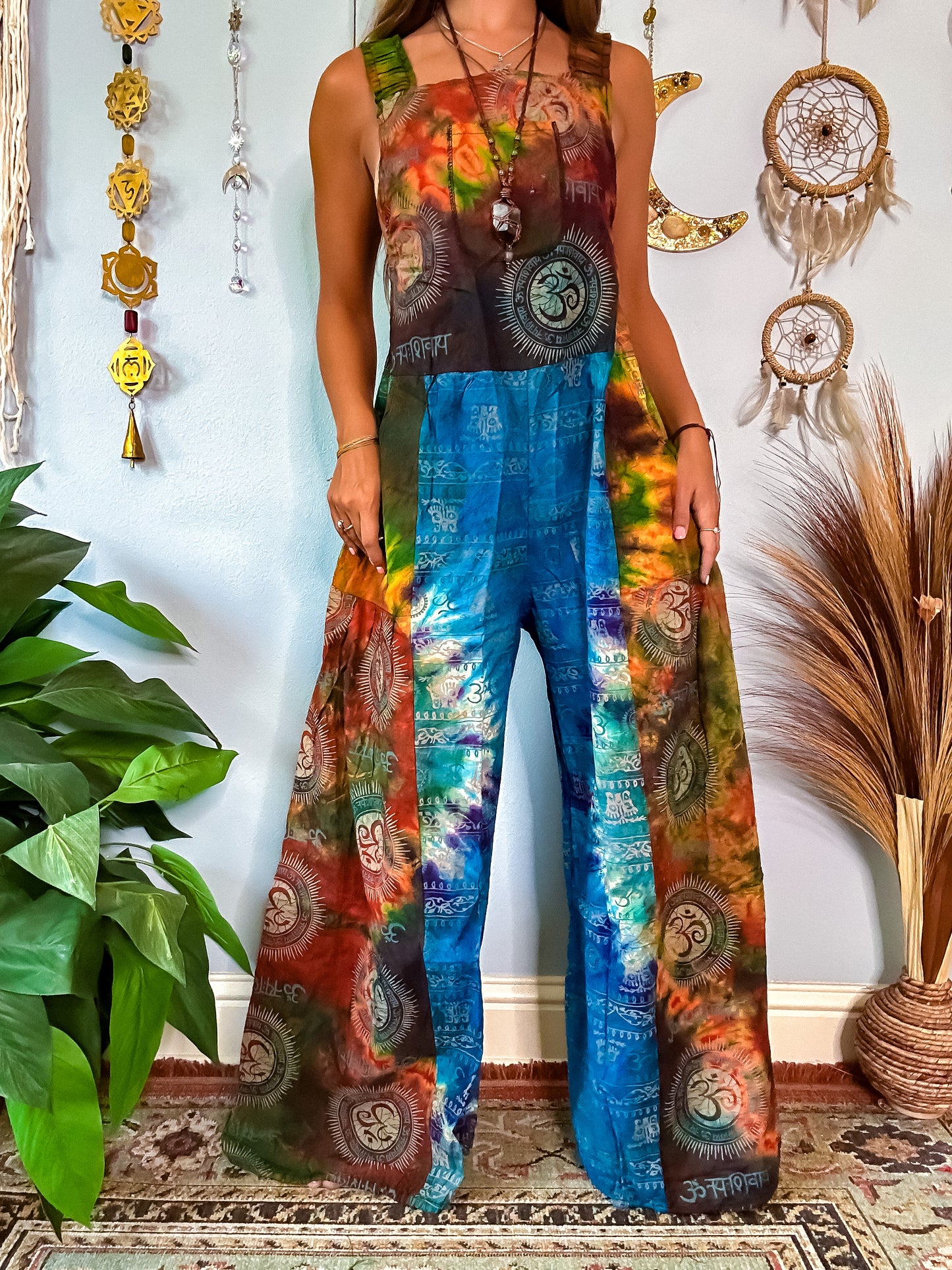 OMARI WIDE LEG OVERALLS