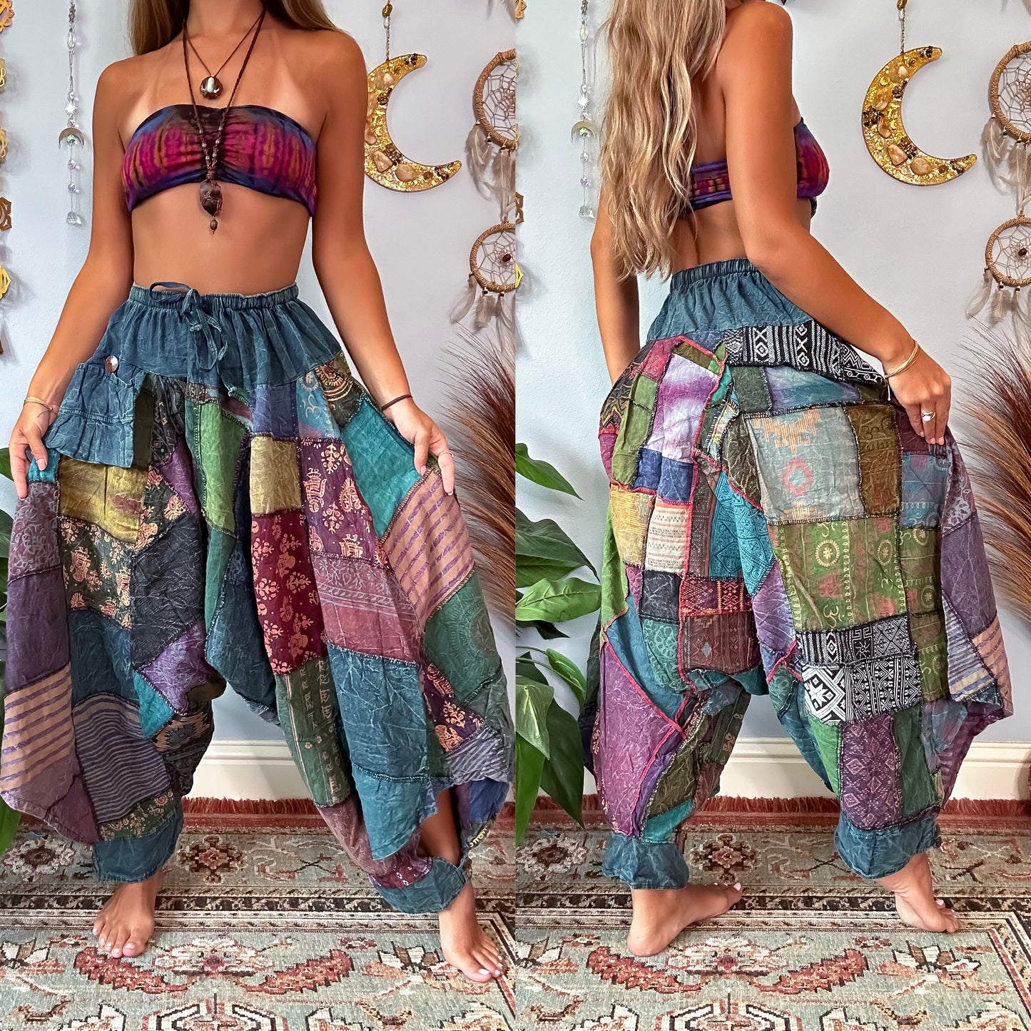 WOODLAND DROP CROTCH TROUSERS