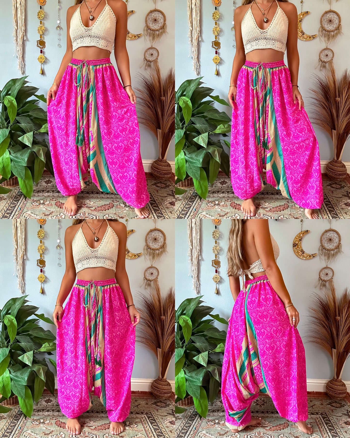 ROWAN DROP CROTCH HAREM TROUSERS