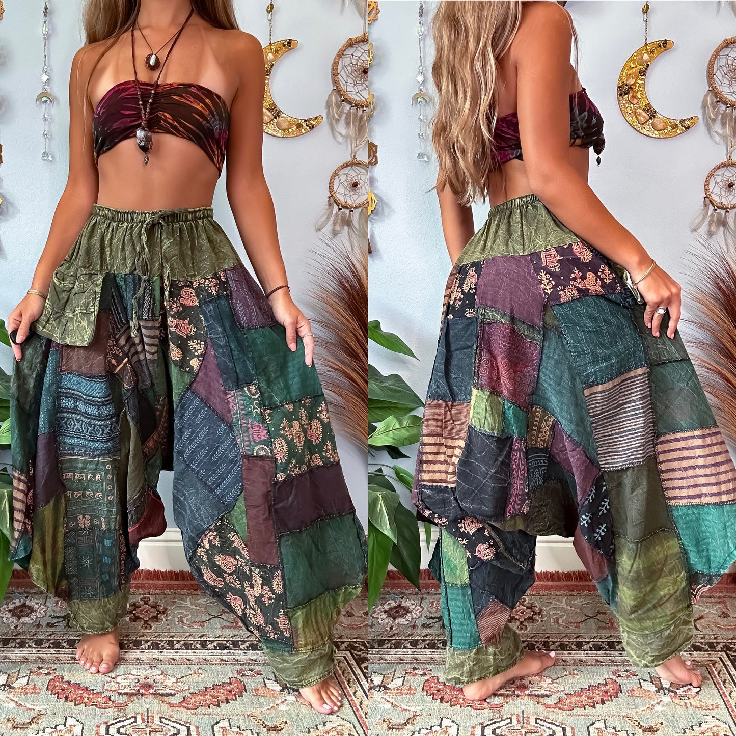 WOODLAND DROP CROTCH TROUSERS