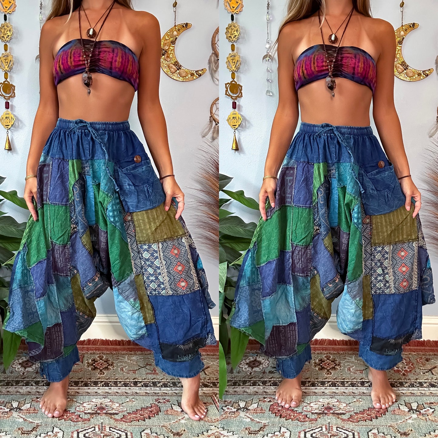 WOODLAND DROP CROTCH TROUSERS