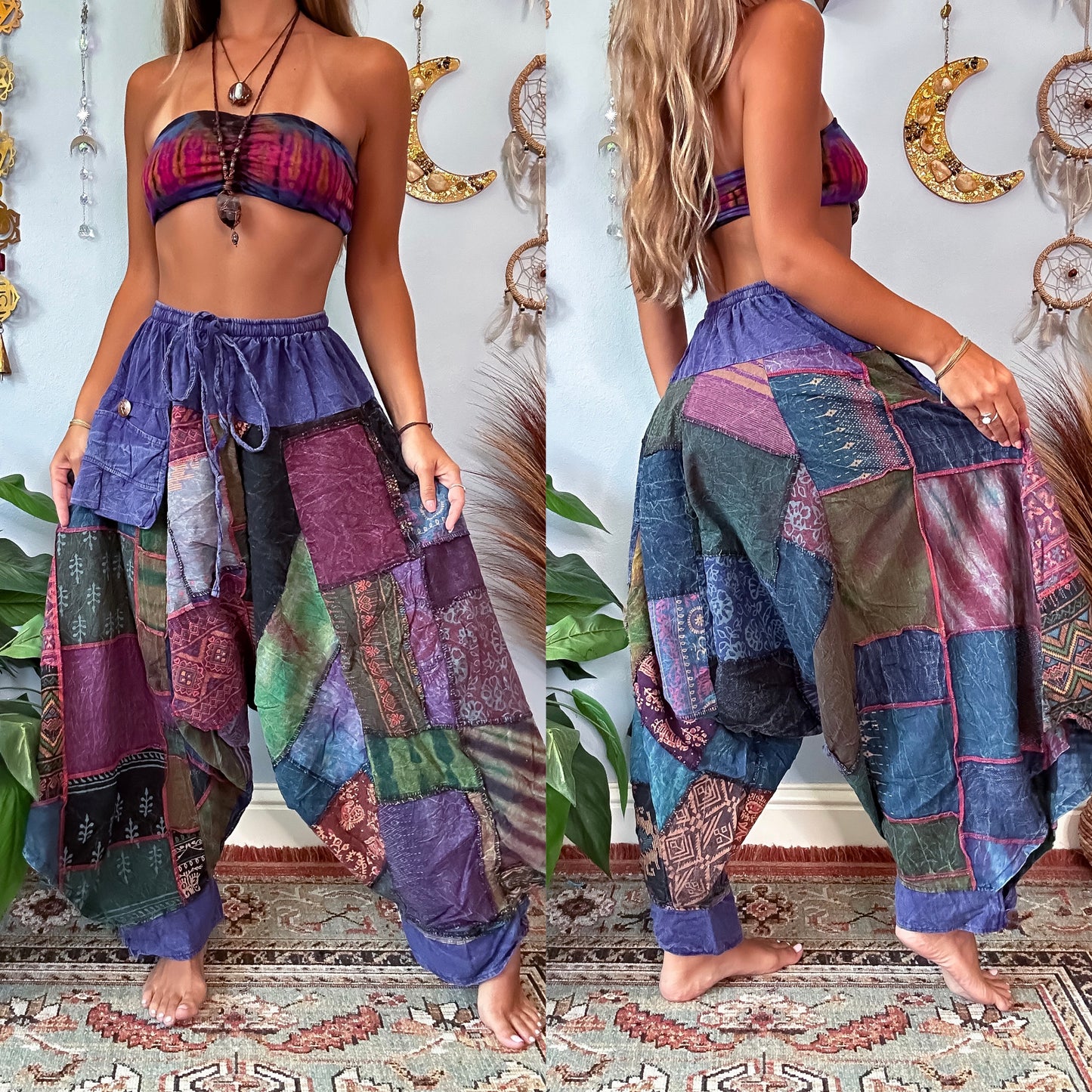 WOODLAND DROP CROTCH TROUSERS