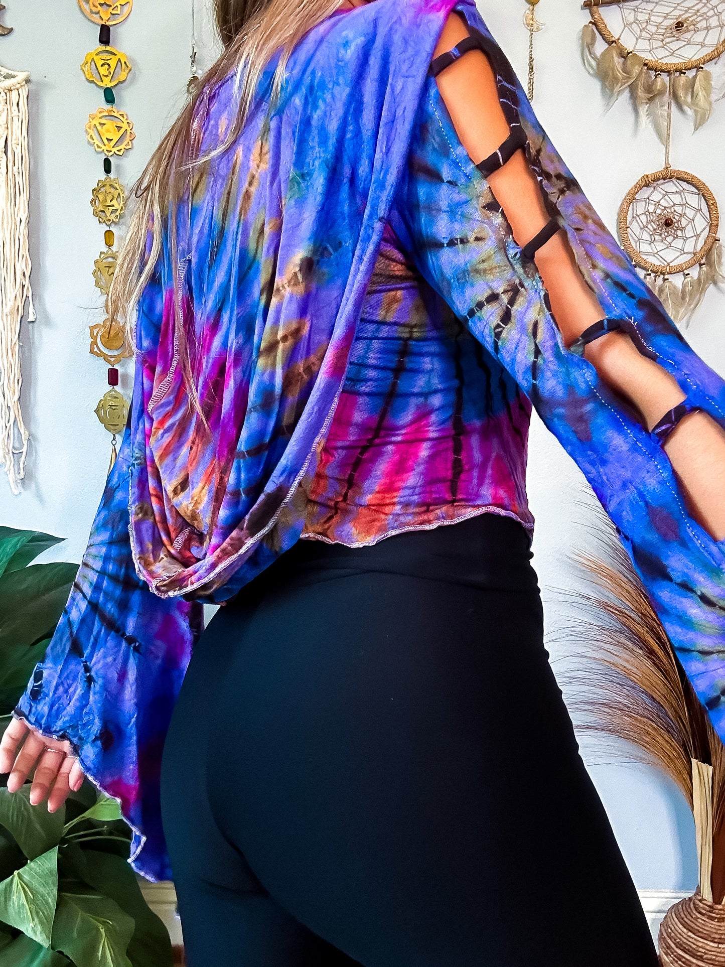 TRIXIE HOODED TOP - PURPLE