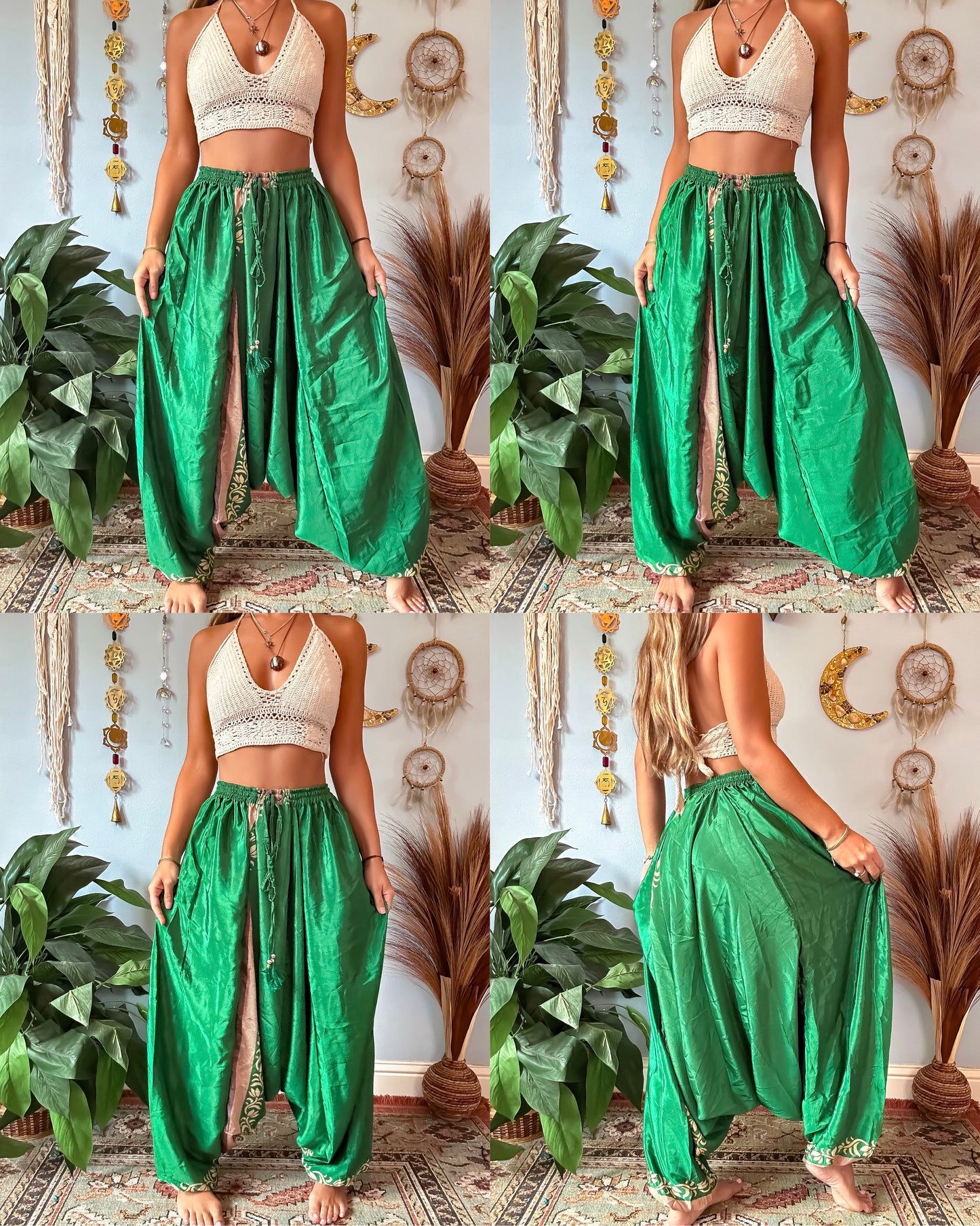 ROWAN DROP CROTCH HAREM TROUSERS
