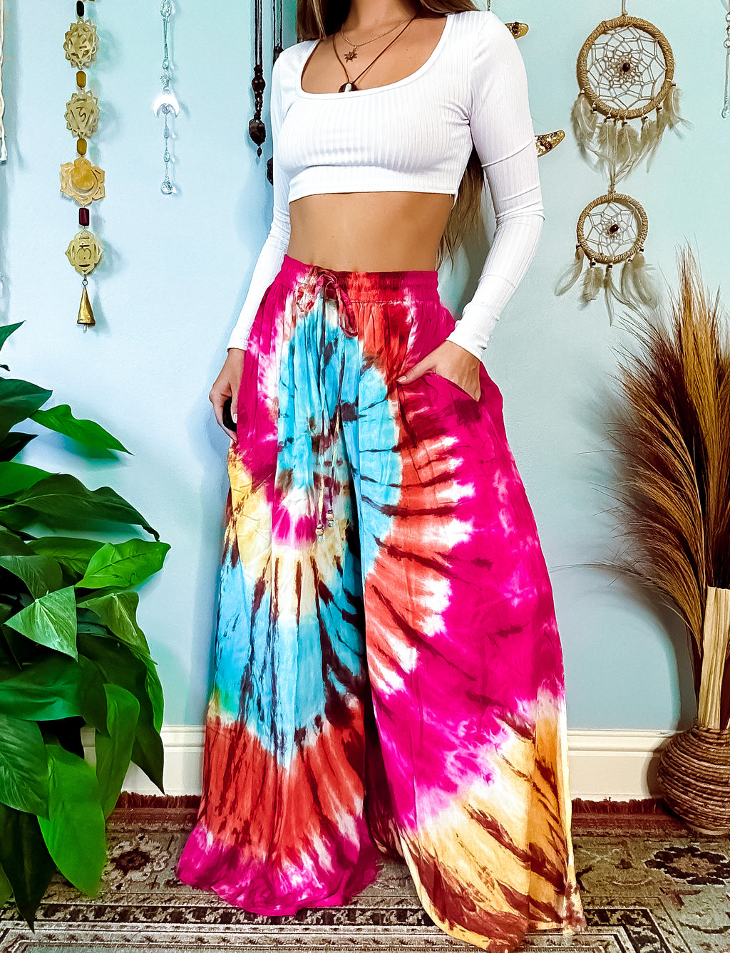 MYLAH WIDE LEG TROUSERS