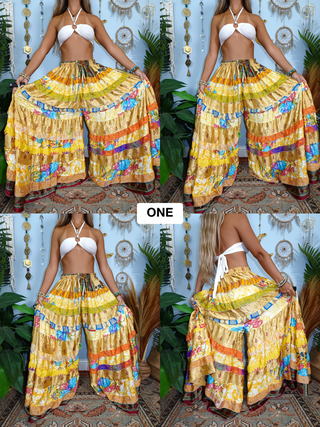 LUNA TIERED PANTS (GODDESS+)