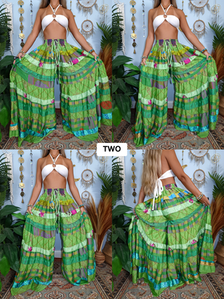 LUNA TIERED PANTS (REGULAR)