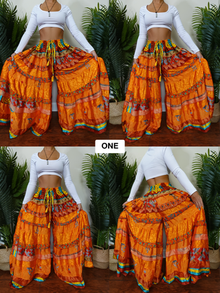 LUNA TIERED PANTS (REGULAR)