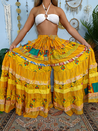 LUNA TIERED PANTS (GODDESS+)