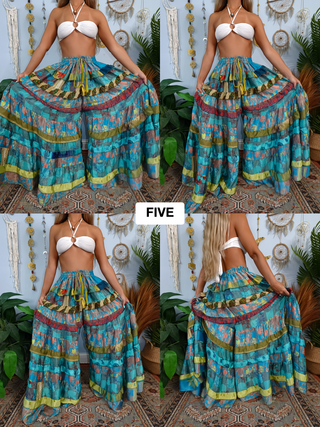 LUNA TIERED PANTS (GODDESS+)