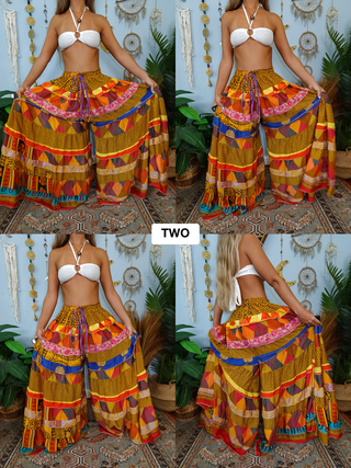 LUNA TIERED PANTS (GODDESS+)