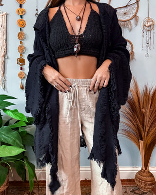 SENNA HOODED SHAWL