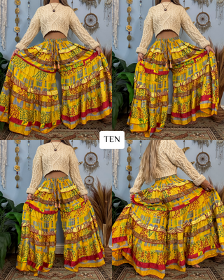 LUNA TIERED PANTS (SHORT)