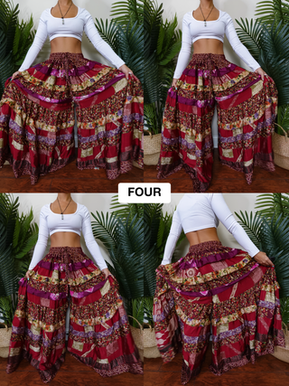 LUNA TIERED PANTS (GODDESS+)