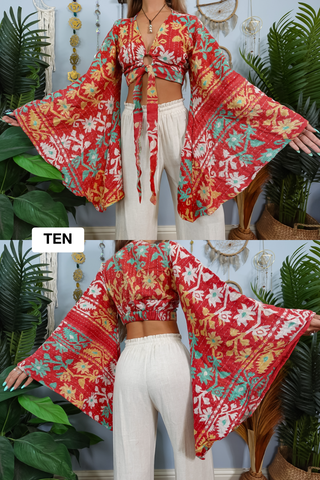 MAIA O-RING BELL SLEEVE TOP
