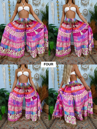 LUNA TIERED PANTS (REGULAR)