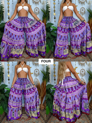LUNA TIERED PANTS (REGULAR)
