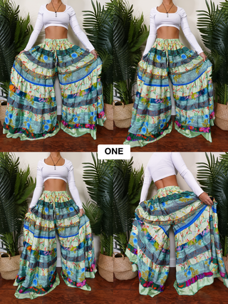 LUNA TIERED PANTS (TALL)