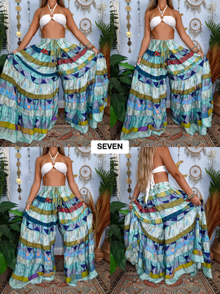 LUNA TIERED PANTS (GODDESS+)