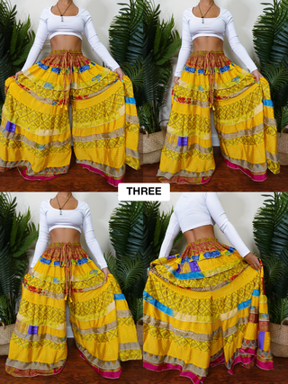 LUNA TIERED PANTS (GODDESS+)
